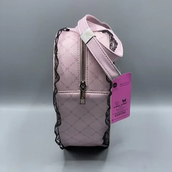 Sanrio Kuromi X Lolita My Melody Heart Crossbody Bag Purse NEW - Picture 7 of 9